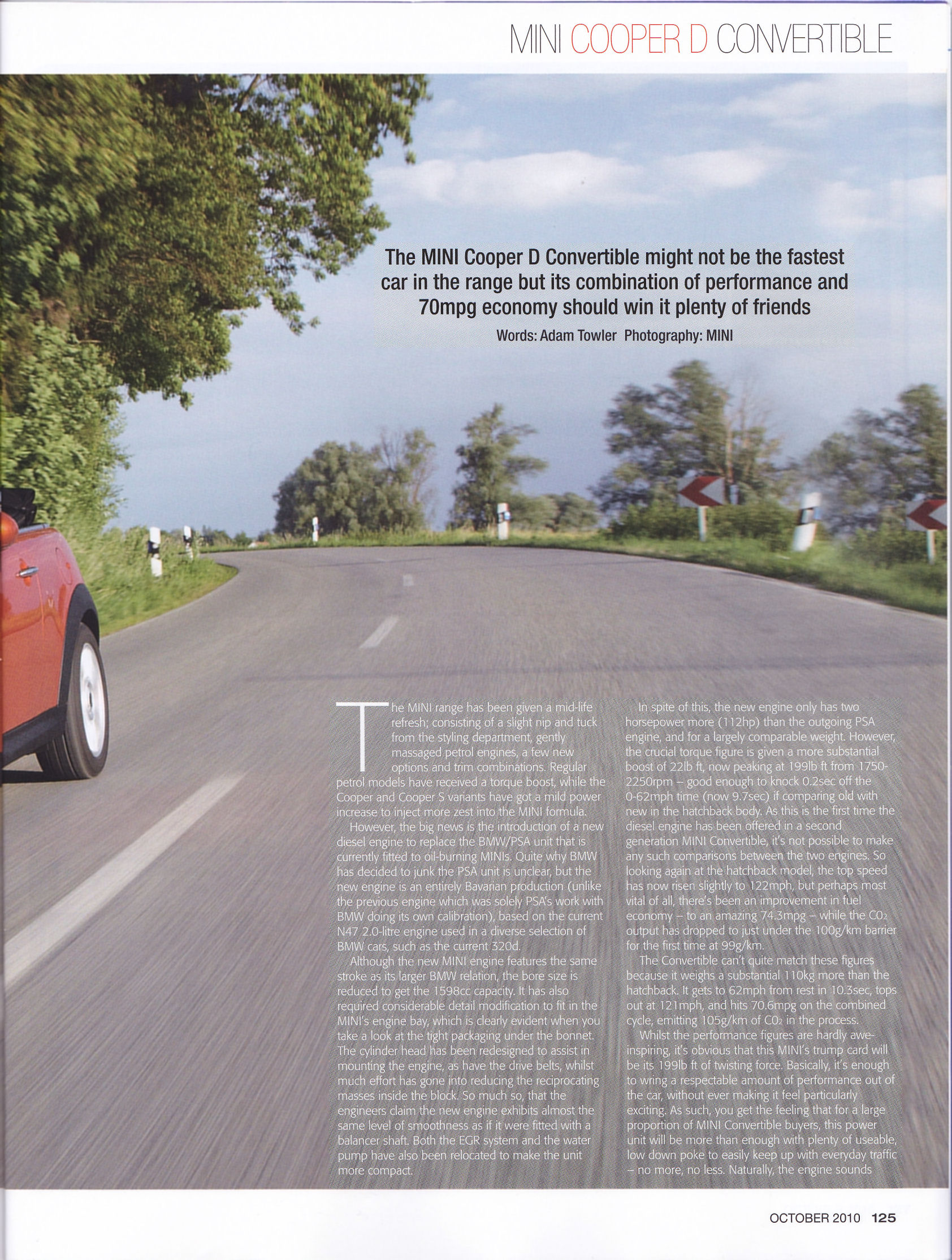 Mini Cooper D Convertible