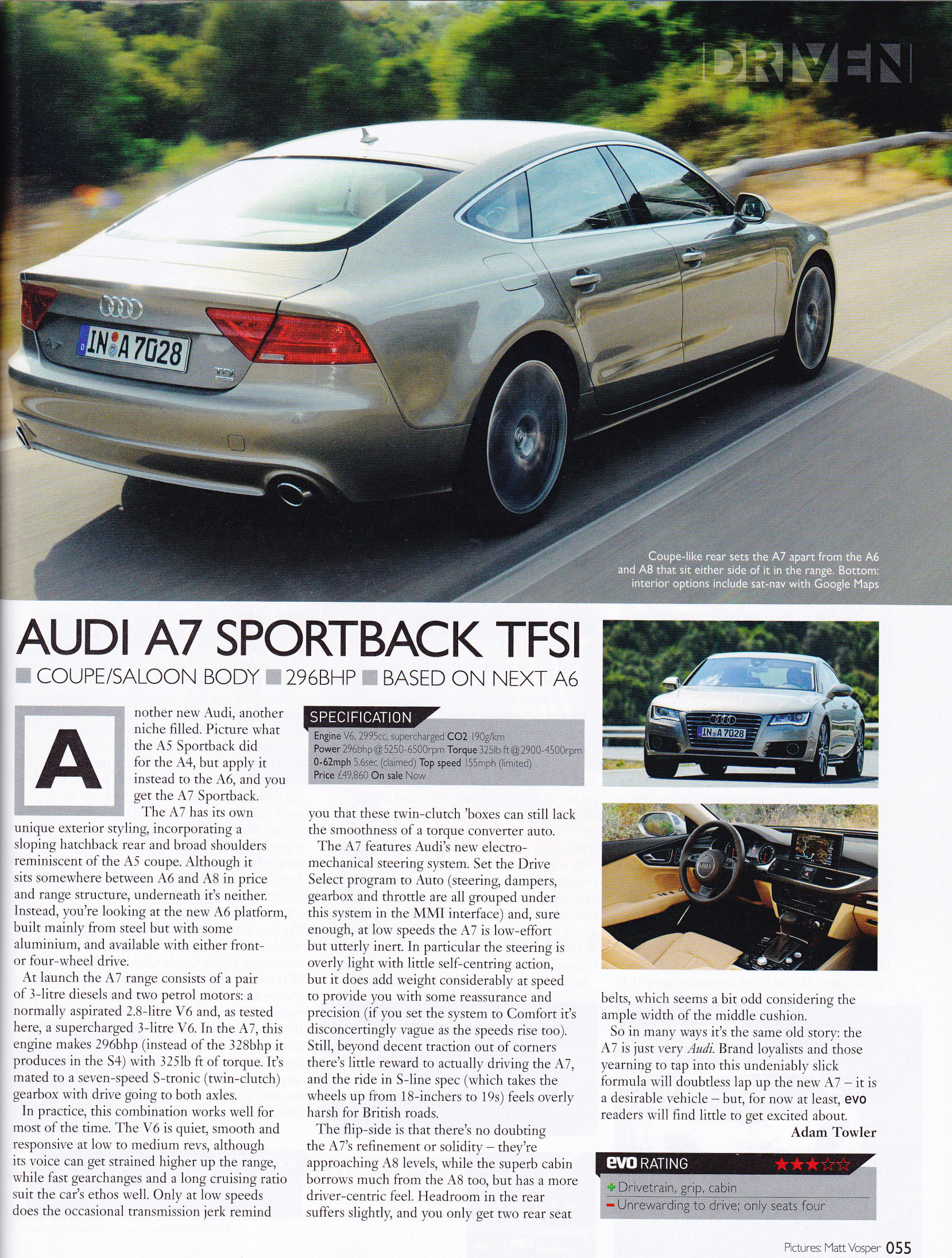 Audi A7 Sportback TFSI